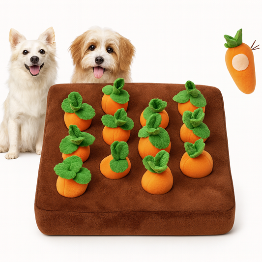 🥕 Mata węchowa „Marchewkowy ogródek” – relaks i radość dla Twojego psa - 6 marchewek🥕